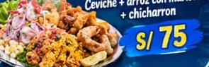 Fuente de tres sabores de la carta